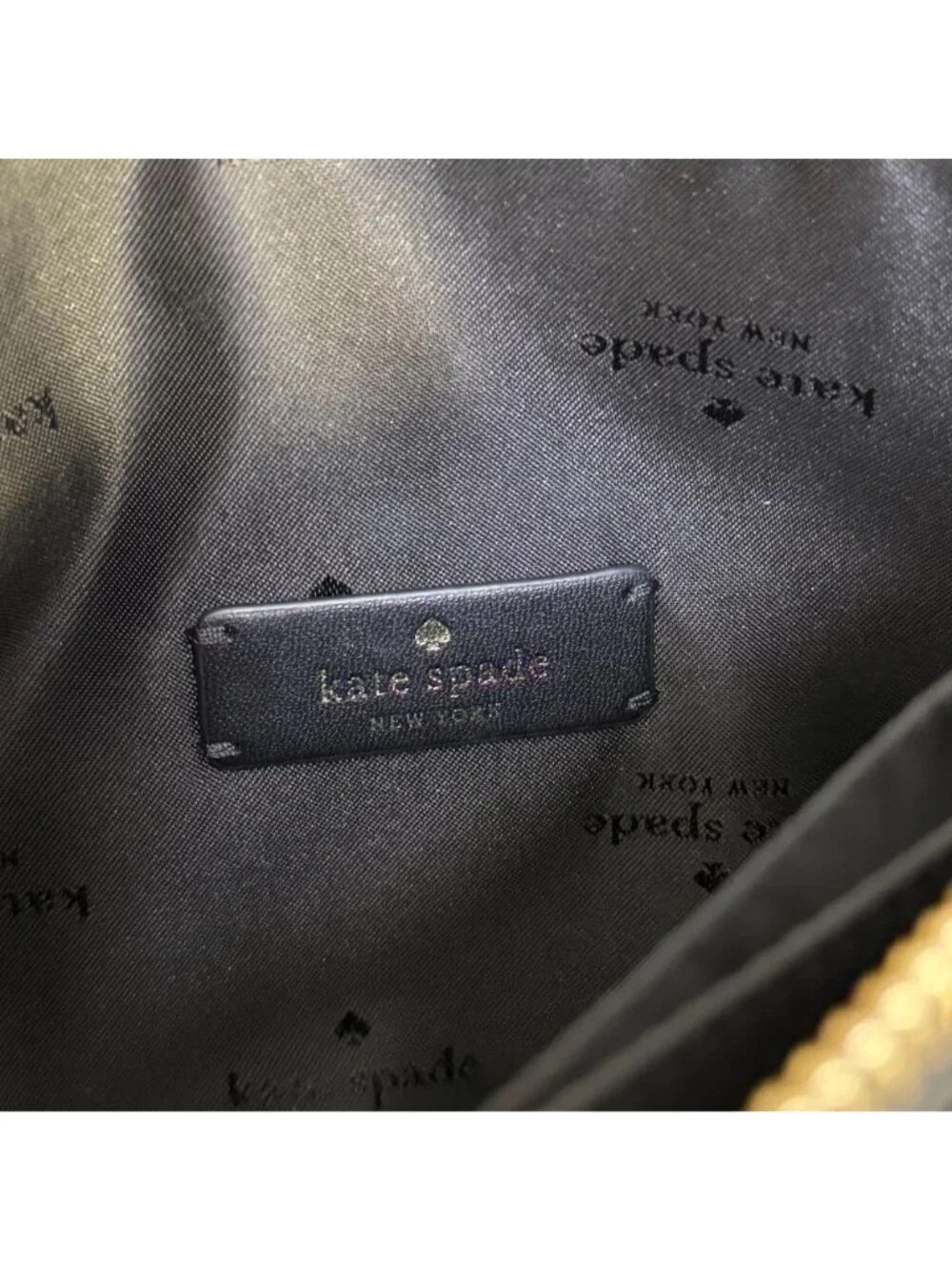 Kate Spade Black Leather Crossbody Bag